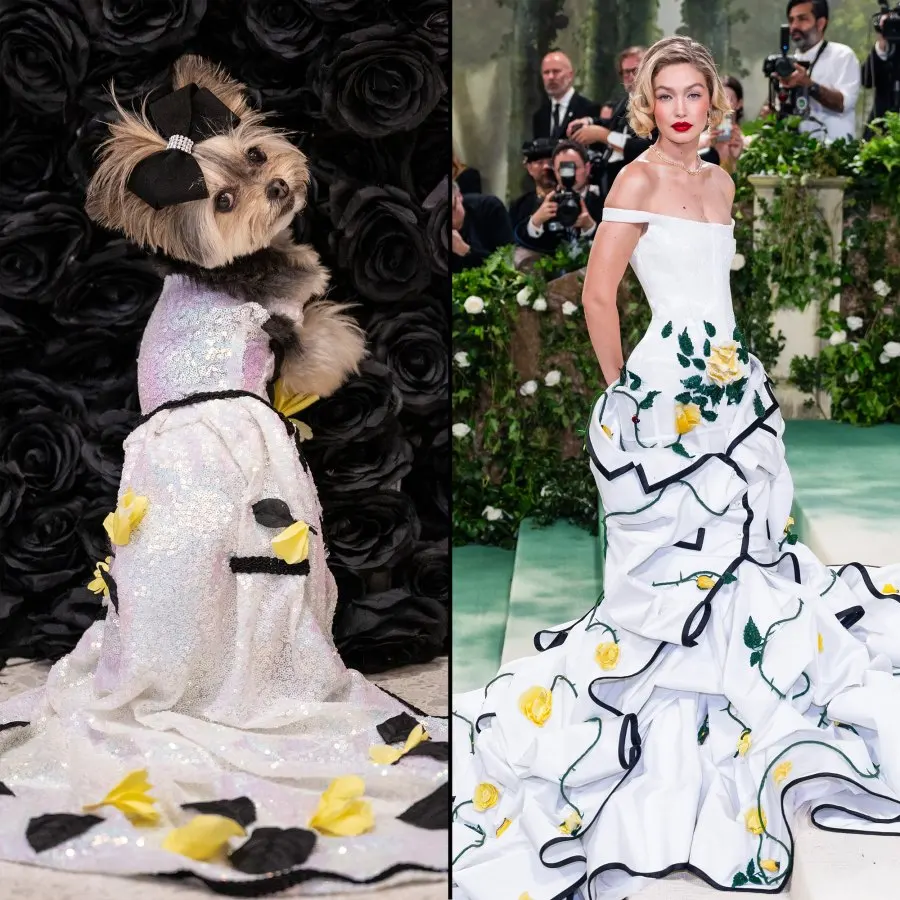 The Best Met Gala Recreations at the Pet Gala 326 Gigi Hadid