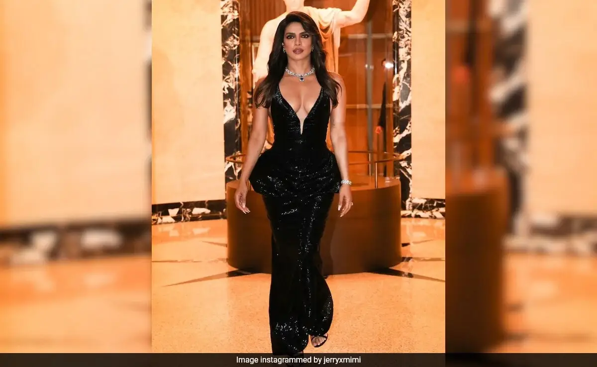 Just Priyanka Chopra Slaying In Black At A Fashion Event