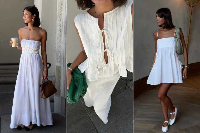 The summer fashion guide: White noise hues