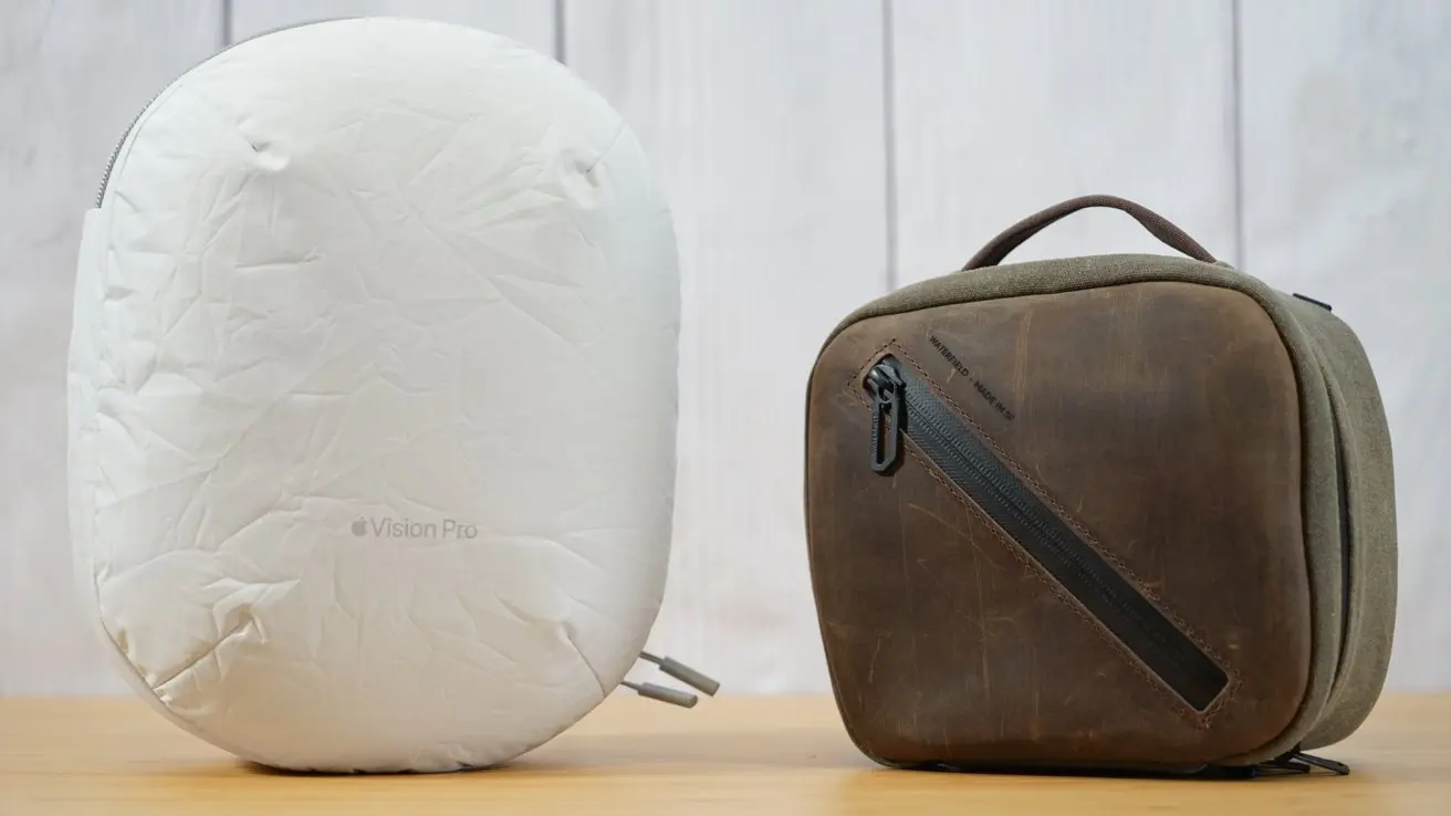 Apple Travel Case next to Shield Case