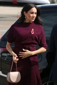 Britain's Meghan, Duchess of Sussex prepares to depart with Prince Harry for New Zealand from Sydney airport on October 28, 2018. - Prince Harry and his wife Meghan are travelling to New Zealand to continue their tour of the South Pacific. (Photo by Rick Rycroft / POOL / AFP) (Photo by RICK RYCROFT/POOL/AFP via Getty Images)
