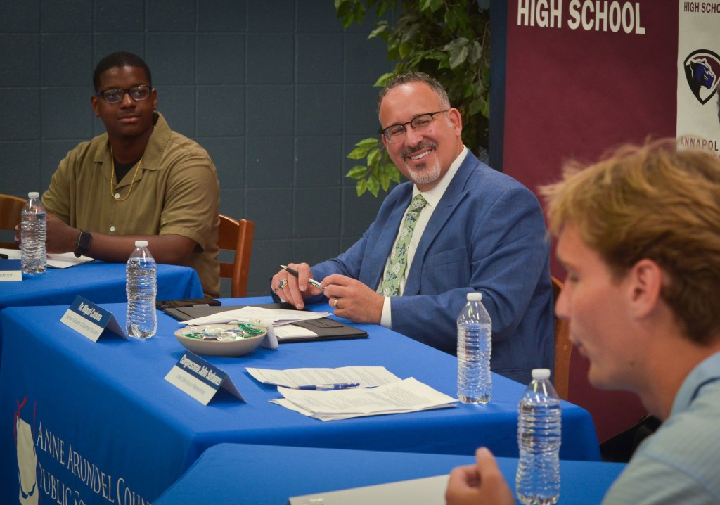 Secretary of Education highlights mental health care during Annapolis High visit