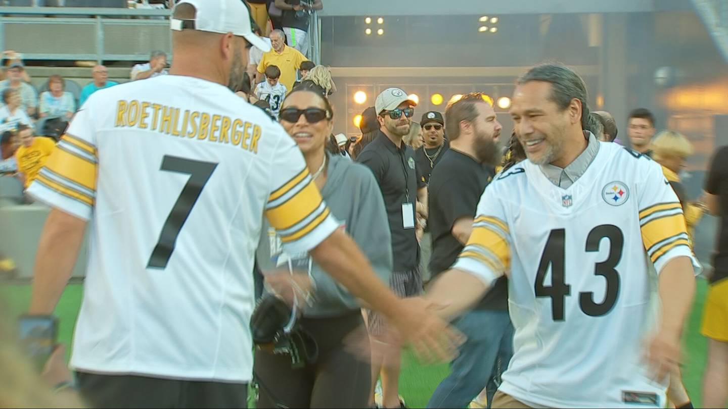 PHOTOS: Polamalu hosts former Steelers, celebrities for charity football game at Acrisure Stadium