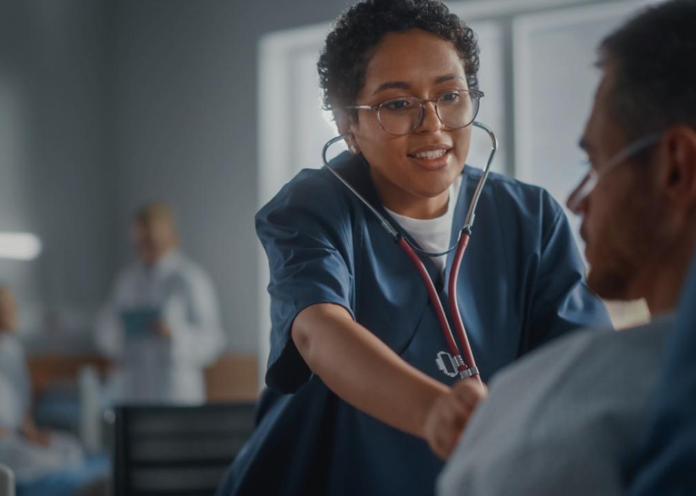 How compensation compares between Oregon staff and travel nurses