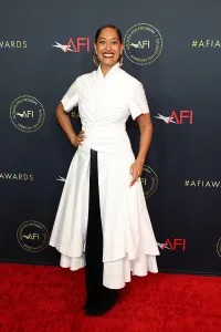 LOS ANGELES, CALIFORNIA - JANUARY 12: Tracee Ellis Ross attends the AFI Awards Luncheon at Four Seasons Hotel Los Angeles at Beverly Hills on January 12, 2024 in Los Angeles, California. (Photo by Monica Schipper/Getty Images)