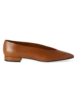 Rebecca Leather Ballet Flats