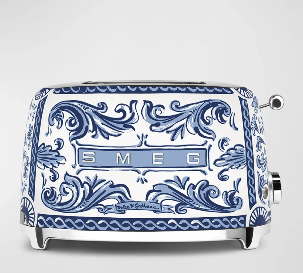 Blu Mediterraneo 2-Slice Toaster