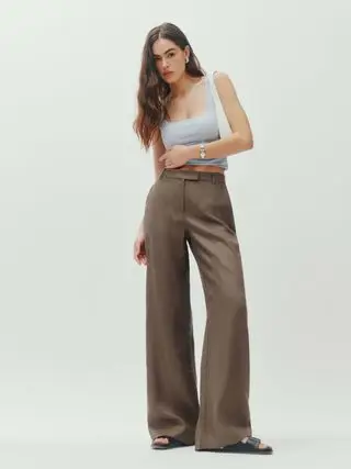 Carter Linen Mid Rise Pant