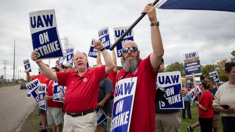 Airport workers hold strike to demand fair wages as Memorial Day travel beings