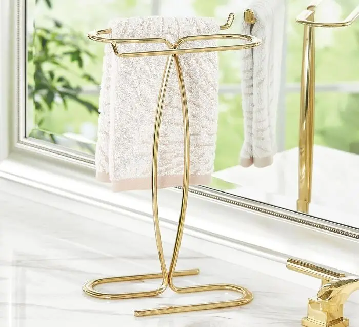 This Hand Towel Holder Is Bougie In All The Right Ways