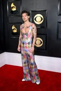 Harry Styles at the 65th Annual GRAMMY Awards held at Crypto.com Arena on February 5, 2023 in Los Angeles, California. (Photo by Michael Buckner/Variety via Getty Images)