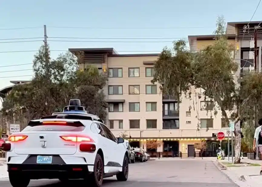 Waymo driverless car goes viral after being spotted out for a drive