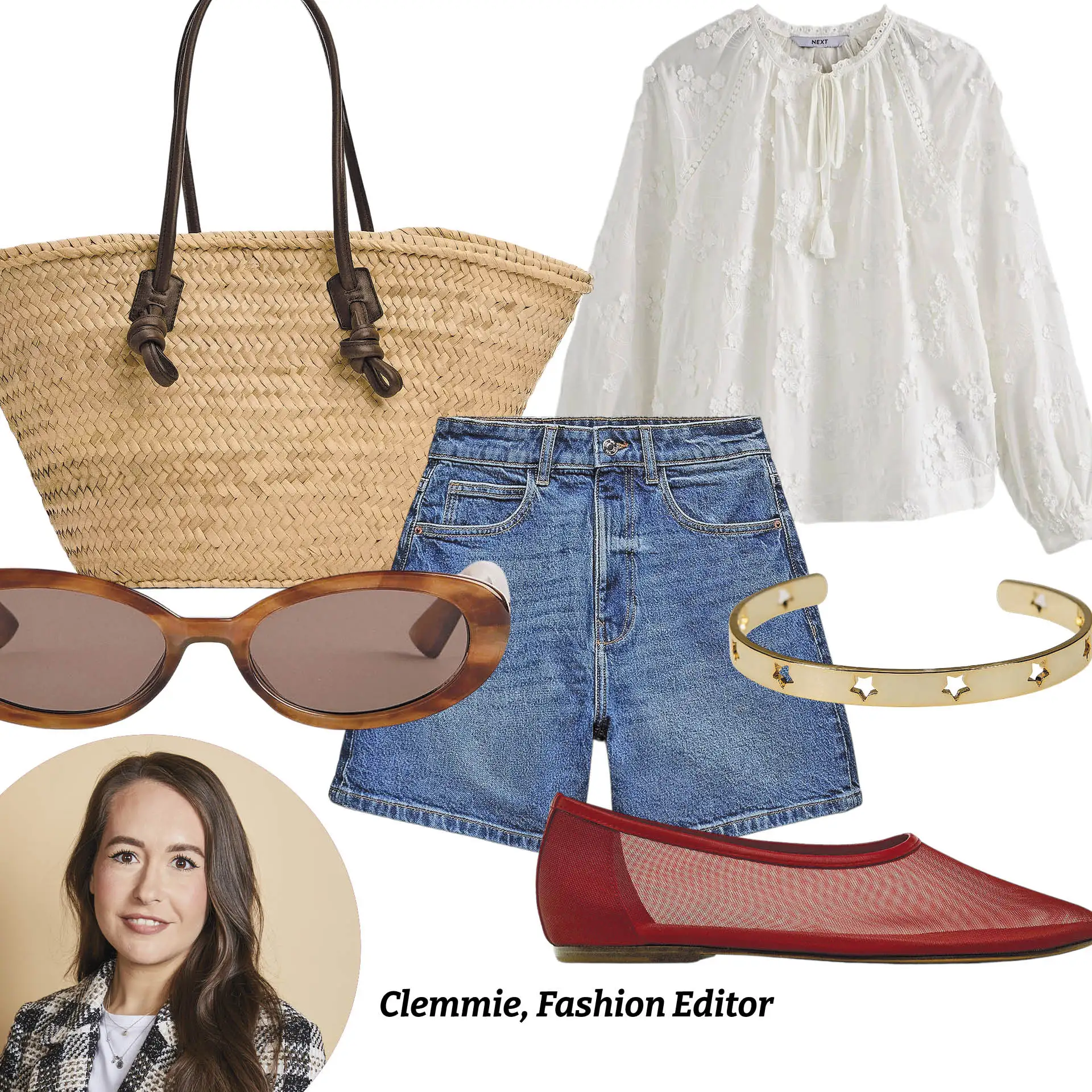 Try Clemmie's summer version of jeans and a nice top