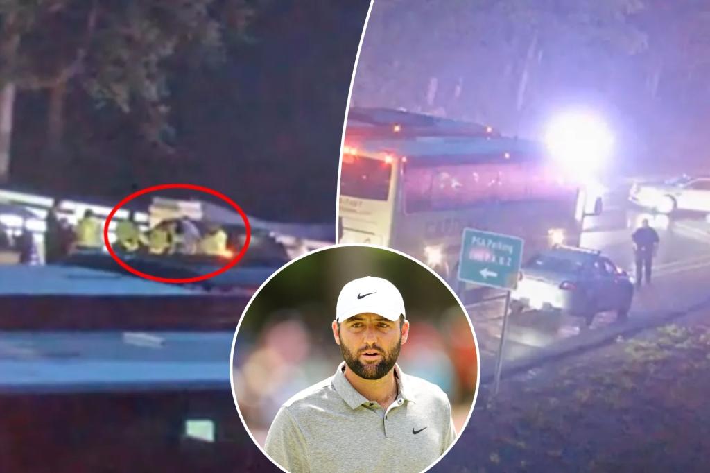 New video shows cop chasing down Scottie Scheffler’s car after…