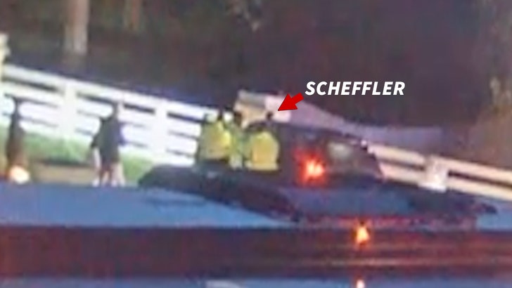 Scottie Scheffler Arrest Video Shows Cop Pushing Golfer Against Car