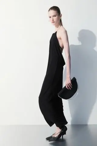 The Open-Back Necklace Dress