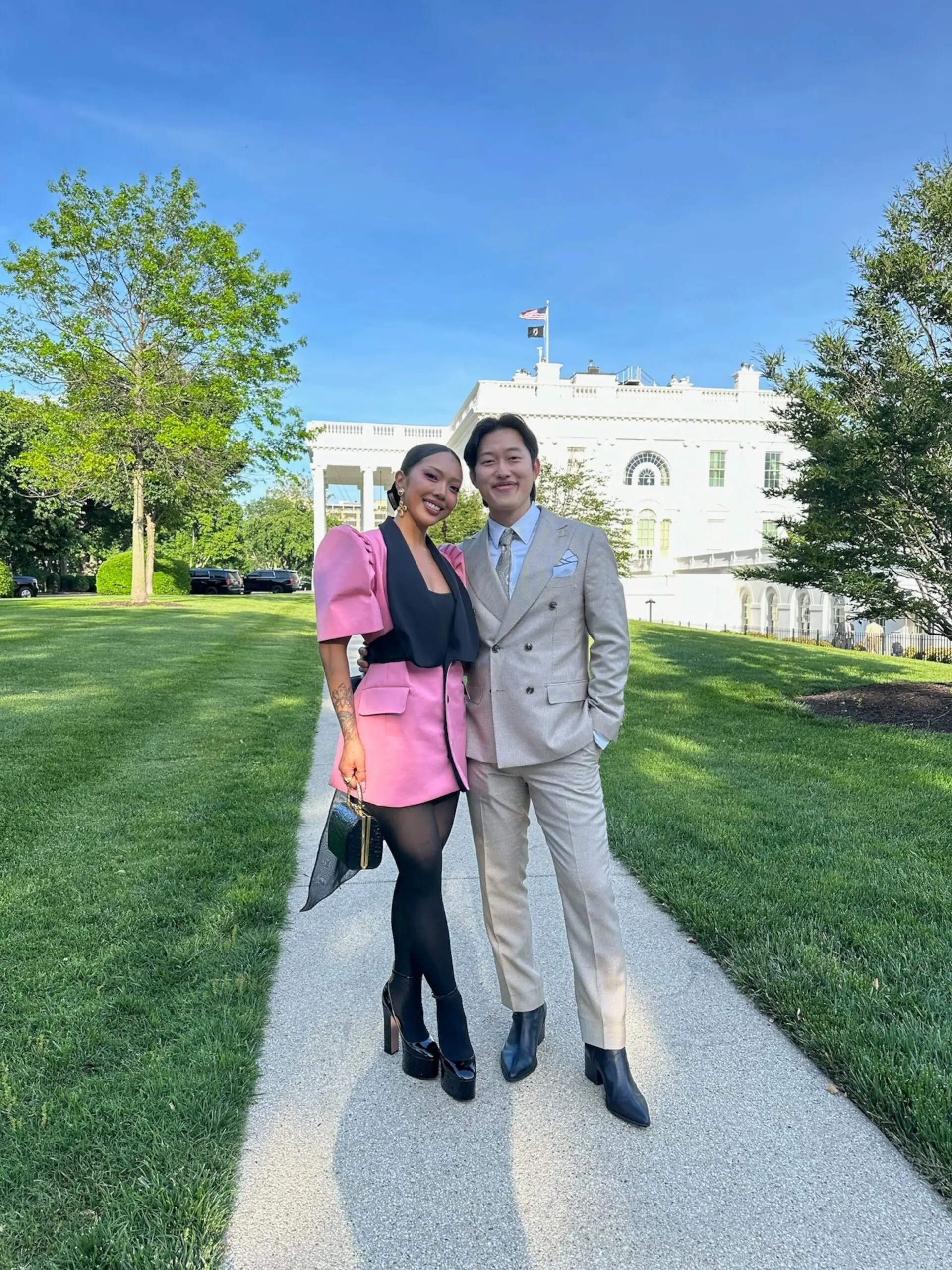 PHOTO: In celebration of AANHPI Heritage Month, Rose, along with her partner David Suh, was recently invited to the annual White House dinner.