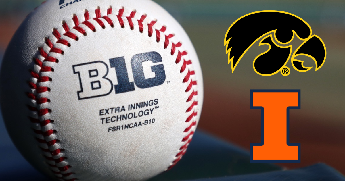 Iowa Baseball falls to Illinois in controversial fashion