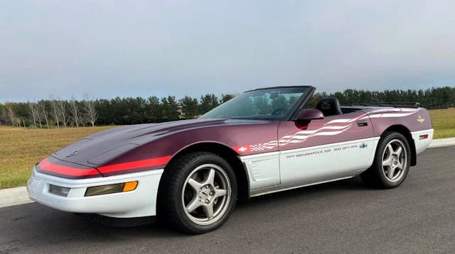 1995 Chevrolet Corvette Indy 500 pace car front three quarter