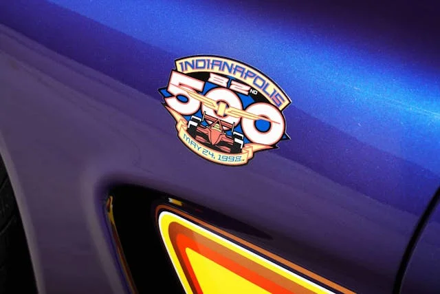 Hagerty marketplace 1998 Corvette pace car graphic close up