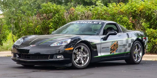 2008 corvette indy pace car coupe front