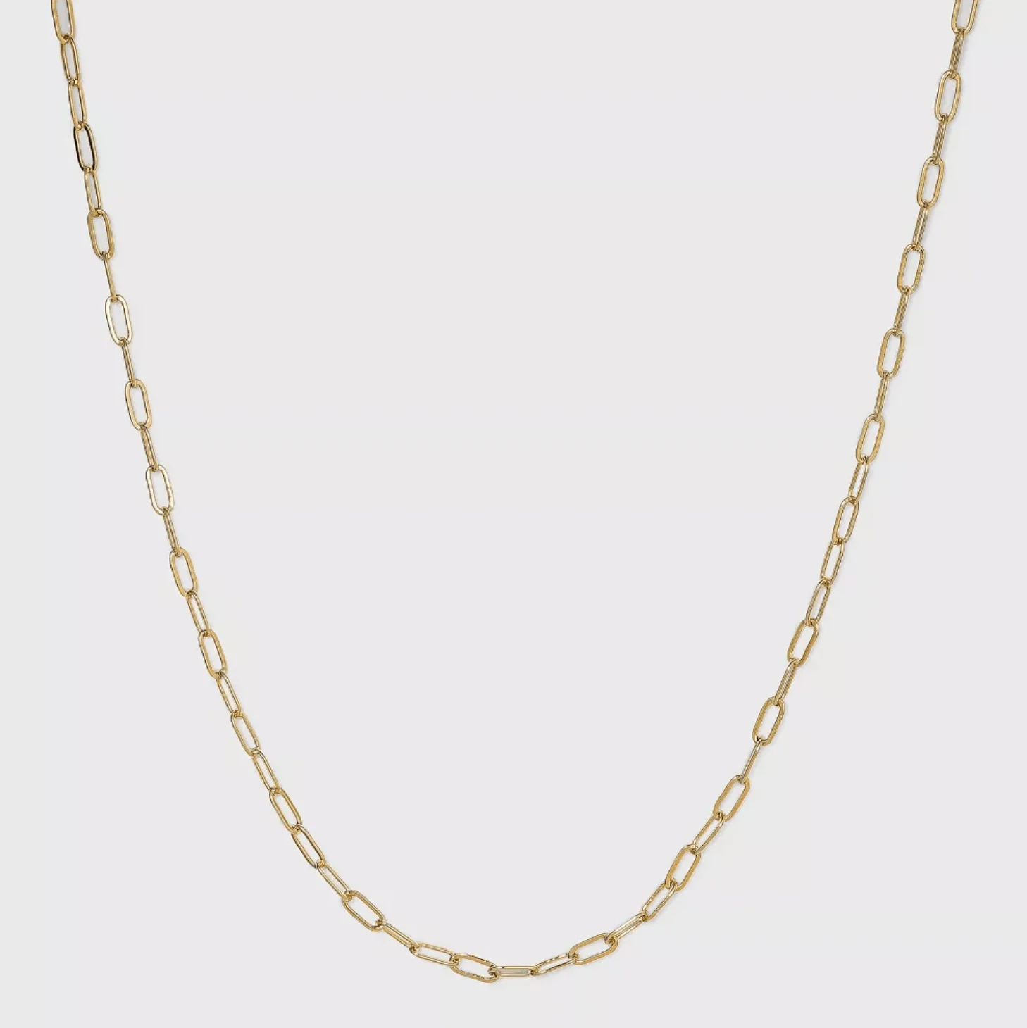 A New Day 14K Gold Plated Paperlink Chain Necklace