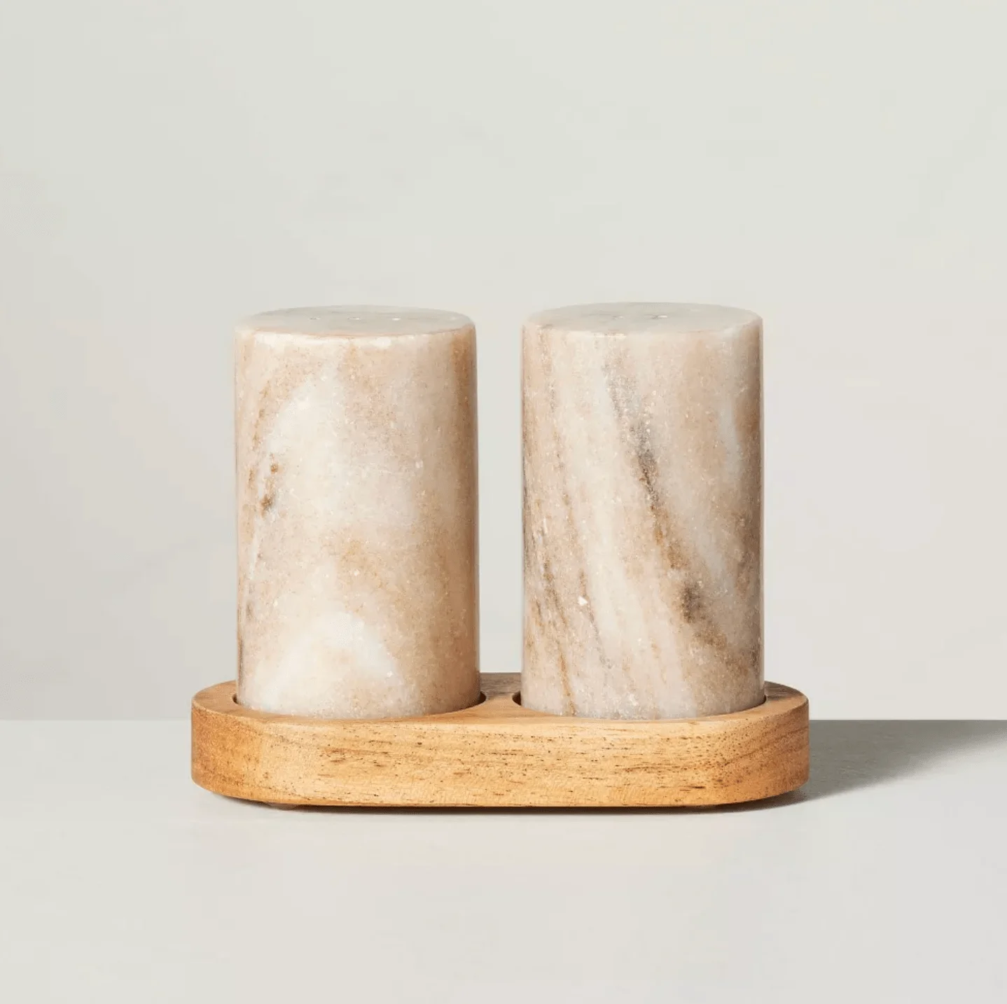 Hearth & Hand With Magnolia Marble Salt and Pepper Shakers