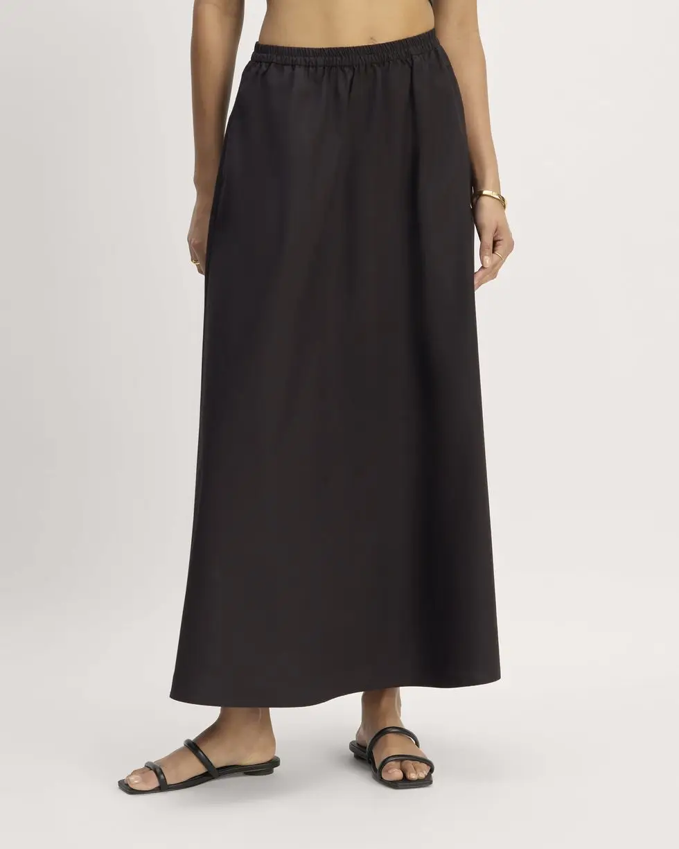 The Supima Pull-On Maxi Skirt