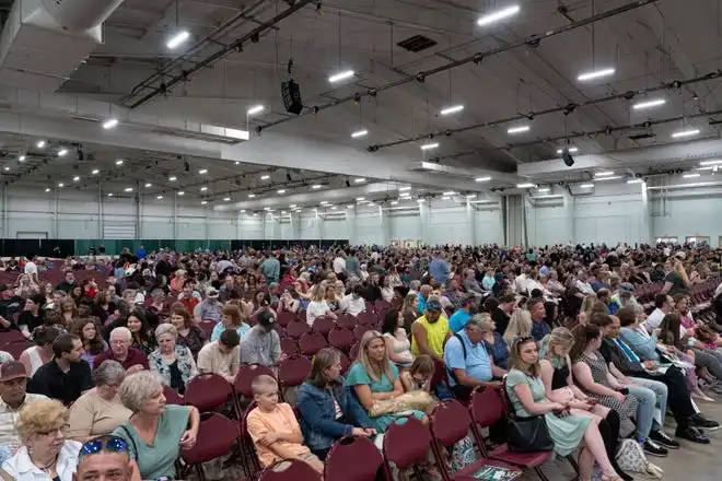 York County School of Technology seniors attend their commencement ceremony at UPMC Arena on Thursday, May 23, 2024.