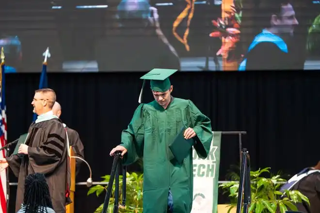 York County School of Technology seniors receive their diplomas during their commencement ceremony at UPMC Arena on Thursday, May 23, 2024.