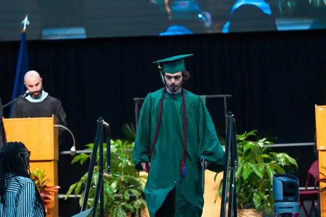 York County School of Technology seniors receive their diplomas during their commencement ceremony at UPMC Arena on Thursday, May 23, 2024.