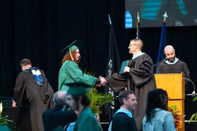 York County School of Technology seniors receive their diplomas during their commencement ceremony at UPMC Arena on Thursday, May 23, 2024.