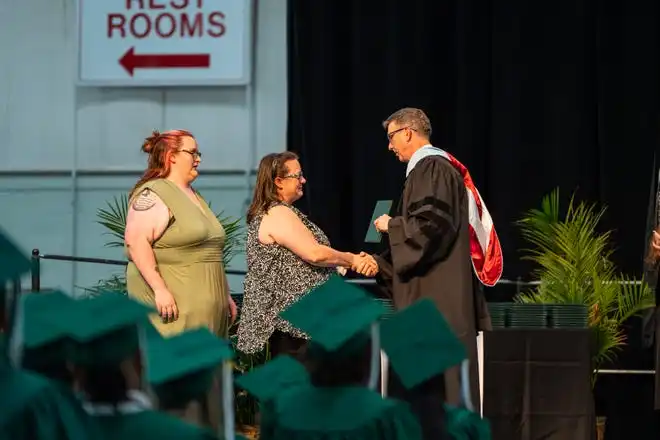 York County School of Technology seniors attend their commencement ceremony at UPMC Arena on Thursday, May 23, 2024.