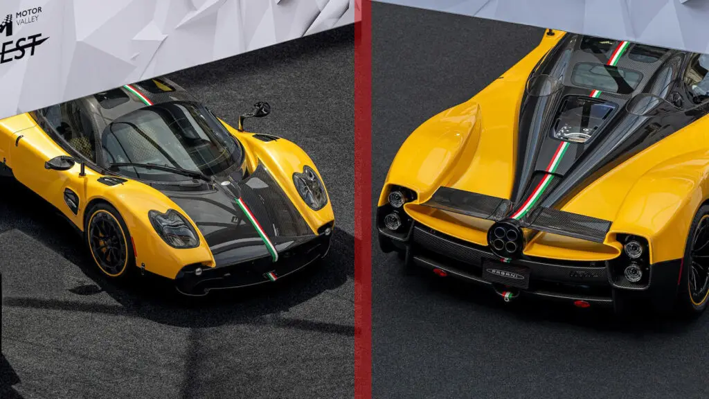  Yellow Pagani Utopia Stuns At Modena Car Festival