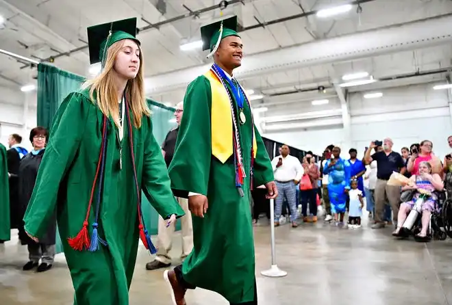 The York County School of Technology Graduation Ceremony at York Expo Center in West Manchester Township, Thursday, May 23, 2024. (Dawn J. Sagert/The York Dispatch)