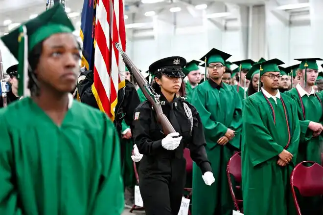 The York County School of Technology Graduation Ceremony at York Expo Center in West Manchester Township, Thursday, May 23, 2024. (Dawn J. Sagert/The York Dispatch)