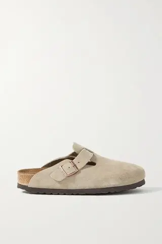 Boston Suede Clogs