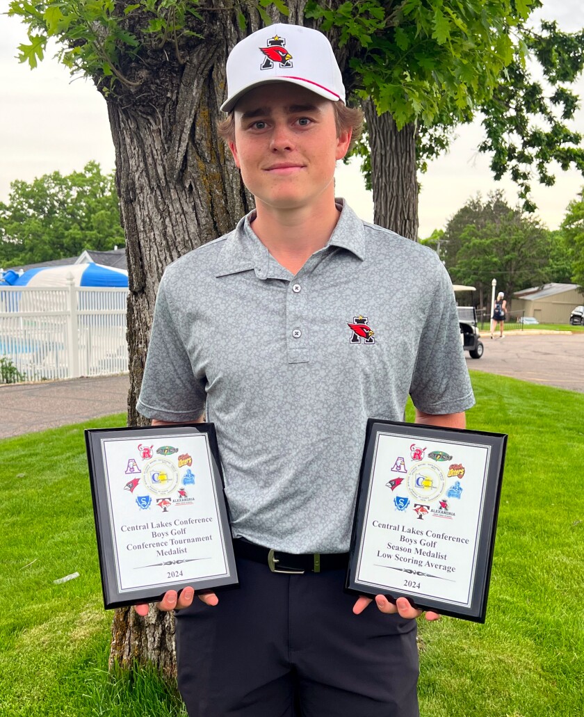 Boys Golf: Alexandria wins Central Lakes Conference title in convincing fashion