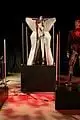 lady gaga dress made of car parts at chromatica ball premiere 11