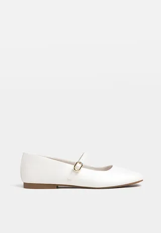 white mary janes