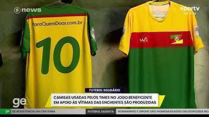 Futebol Solidário no Domingão: veja escalações e onde assistir