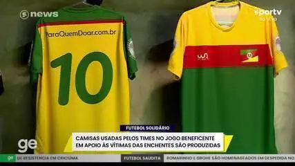Confira as escalações dos dois times do Futebol Solidário