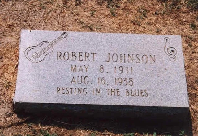 Tombstone of Robert Johnson