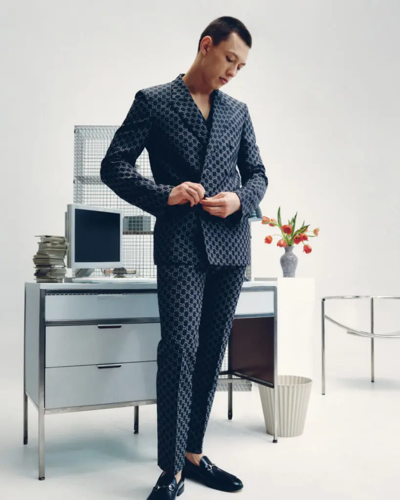 SHIRT (PRICE UPON REQUEST) BY COS; GLASSES ($1,150) BY JACQUES MARIE MAGE, AT KARIR EYEWEAR; GLASSES ($625) BY CUTLER AND GROSS; GLASSES (PRICE UPON REQUEST) BY DIOR MEN; GLASSES (PRICE UPON REQUEST) BY GUCCI, AT HOLLY EYEWEAR.