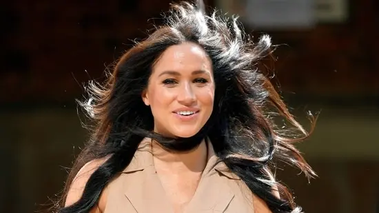 FILE PHOTO: Britain's Meghan Markle, Duchess of Sussex, arrives to meet academics and students during a roundtable discussion on female access to higher education with the Association of Commonwealth Universities, at the University of Johannesburg, Johannesburg, South Africa, October 1, 2019. REUTERS/Toby Melville/File Photo(REUTERS)