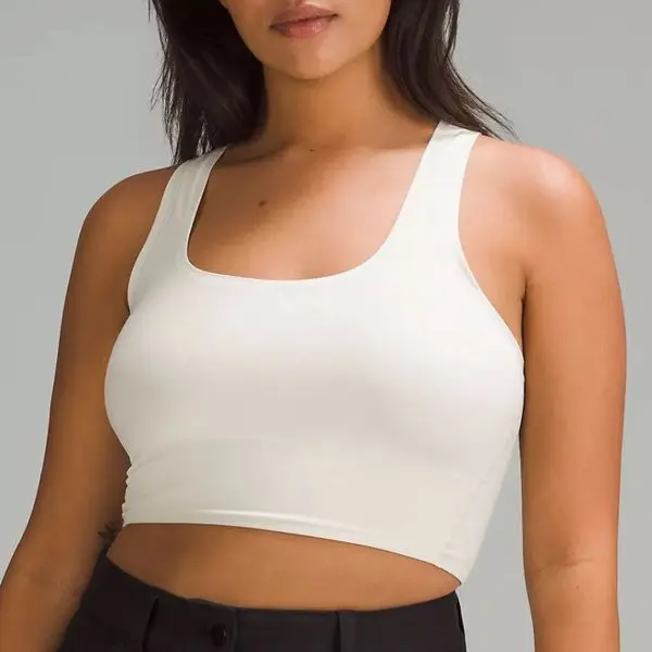 Lululemon Wundermost Ultra-Soft Nulu Scoop-Neck Cropped Tank