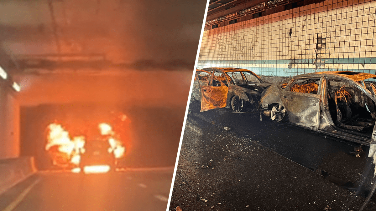Car fire in major Boston tunnel snarls traffic as holiday weekend starts