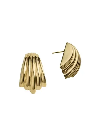 Cooper 14k-Gold-Plated Stud Earrings