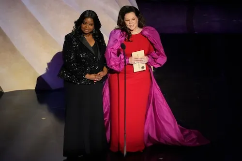 Octavia Spencer, left, and Melissa McCarthy