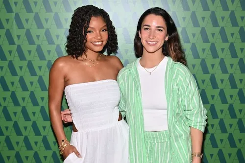 Halle Bailey and Aly Raisman